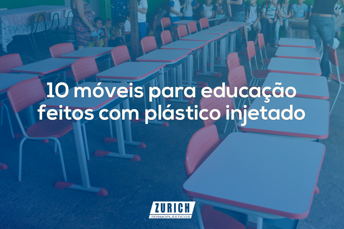 10 móveis para educação feitos com plástico injetado