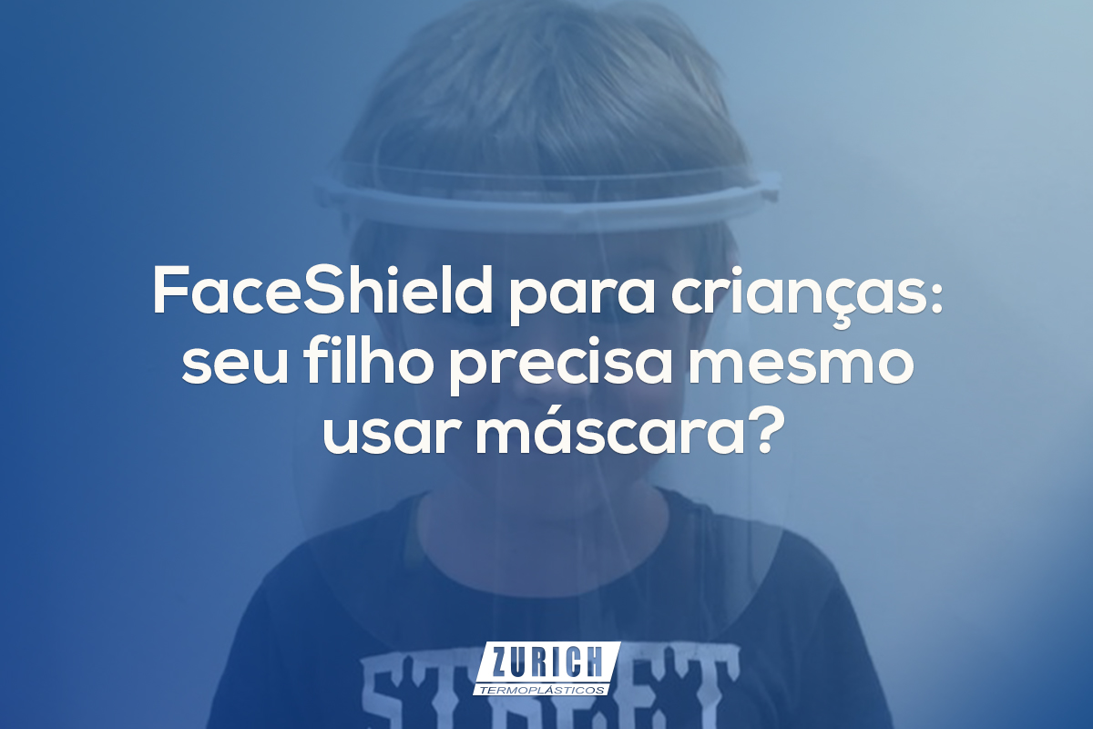 FaceShield para crianças: seu filho precisa mesmo usar máscara?